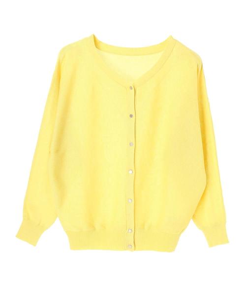 AMERICAN HOLIC（アメリカンホリック）の「10col.2WAYドルマンニットカーディガン（カーディガン/ボレロ・レディース・ピンク/ライトグレー/ブラック/ネイビー/アイボリー/イエロー/ブルー/ミント/ベージュ系その他/ライトピンク・L/M）」の16枚目の写真