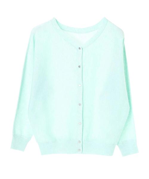 AMERICAN HOLIC（アメリカンホリック）の「10col.2WAYドルマンニットカーディガン（カーディガン/ボレロ・レディース・ピンク/ライトグレー/ブラック/ネイビー/アイボリー/イエロー/ブルー/ミント/ベージュ系その他/ライトピンク・L/M）」の17枚目の写真