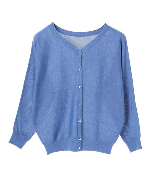 AMERICAN HOLIC（アメリカンホリック）の「10col.2WAYドルマンニットカーディガン（カーディガン/ボレロ・レディース・ピンク/ライトグレー/ブラック/ネイビー/アイボリー/イエロー/ブルー/ミント/ベージュ系その他/ライトピンク・L/M）」の18枚目の写真