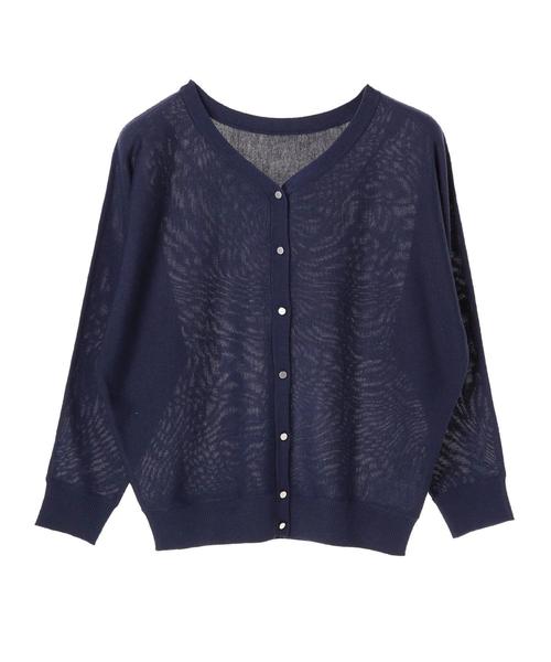 AMERICAN HOLIC（アメリカンホリック）の「10col.2WAYドルマンニットカーディガン（カーディガン/ボレロ・レディース・ピンク/ライトグレー/ブラック/ネイビー/アイボリー/イエロー/ブルー/ミント/ベージュ系その他/ライトピンク・L/M）」の19枚目の写真