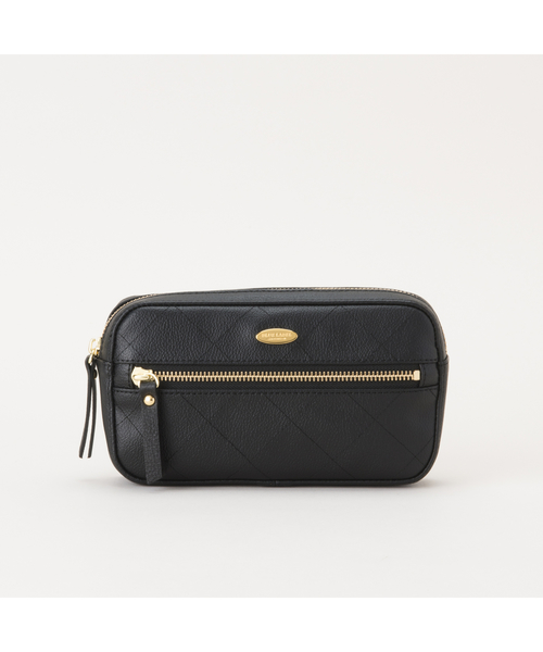 ブルーレーベル　クレストブリッジ　ボディーバッグ　ウエストポーチ　ブラック ブルーレーベルクレストブリッジ BLUE LABEL CRESTBRIDGE ナイロン