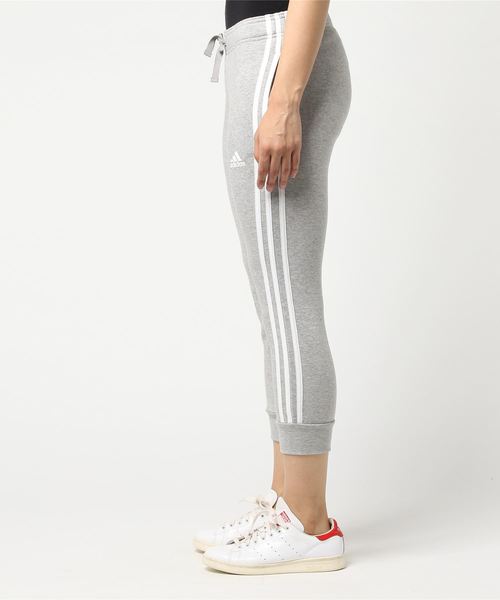 adidas（アディダス）の「アディダス スウェットロングパンツ W 7/8ジョガーパンツ CW3777（その他パンツ・レディース・グレー/ブラック・S/M/LL/L）」の3枚目の写真