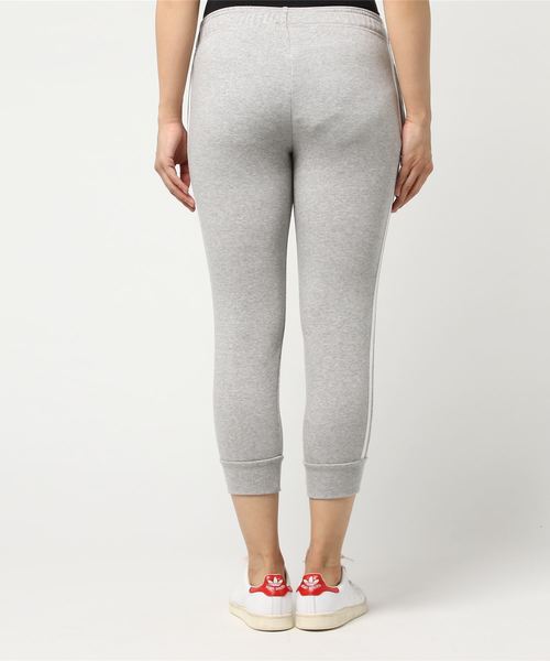 adidas（アディダス）の「アディダス スウェットロングパンツ W 7/8ジョガーパンツ CW3777（その他パンツ・レディース・グレー/ブラック・S/M/LL/L）」の4枚目の写真