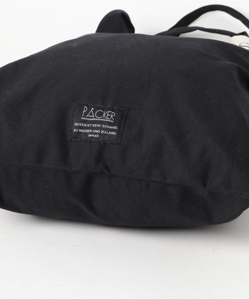 natural couture（ナチュラルクチュール）の「ロゴリボントート（トートバッグ・レディース・ホワイト/ブルー/ブラック・FREE）」の4枚目の写真