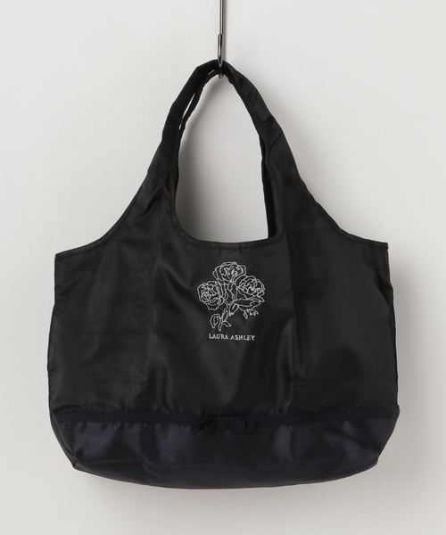 Laura Ashley ローラアシュレイ の マイ バッグm クチュール ローズ エンブロイダリー エコバッグ サブバッグ Wear