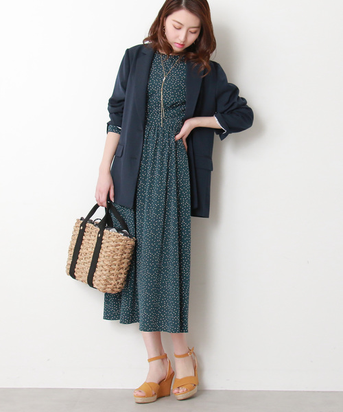 N.（N. Natural Beauty Basic）（エヌエヌナチュラルビューティーベーシック）の「ＢＩＧジャケット（テーラードジャケット・レディース・ネイビー・MEDIUM）」の8枚目の写真