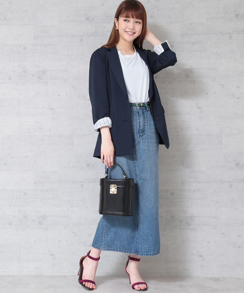 N.（N. Natural Beauty Basic）（エヌエヌナチュラルビューティーベーシック）の「ＢＩＧジャケット（テーラードジャケット・レディース・ネイビー・MEDIUM）」の15枚目の写真