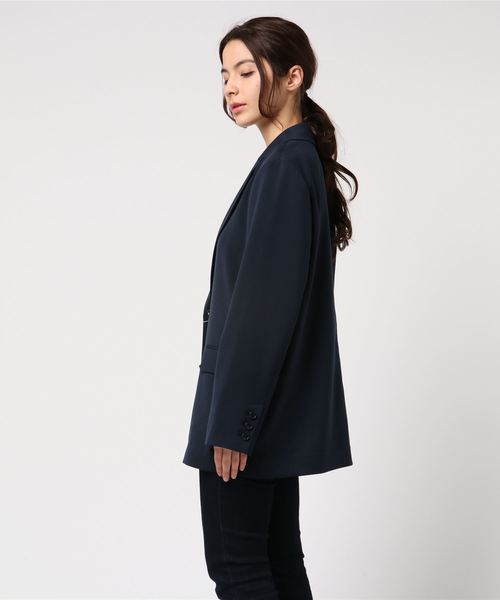 N.（N. Natural Beauty Basic）（エヌエヌナチュラルビューティーベーシック）の「ＢＩＧジャケット（テーラードジャケット・レディース・ネイビー・MEDIUM）」の4枚目の写真