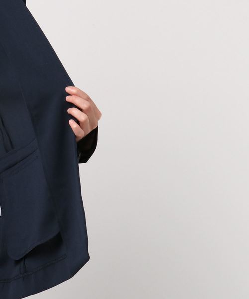 N.（N. Natural Beauty Basic）（エヌエヌナチュラルビューティーベーシック）の「ＢＩＧジャケット（テーラードジャケット・レディース・ネイビー・MEDIUM）」の2枚目の写真