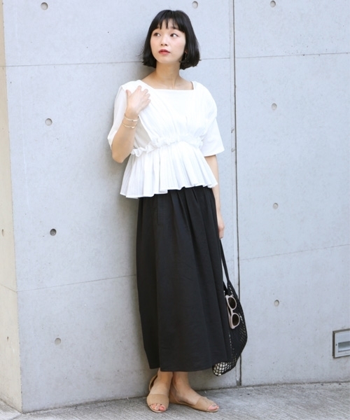 LOWRYS FARM（ローリーズファーム）の「Ｌ／Ｒスカーチョ　791303（その他パンツ・レディース・ストライプ/ブラック/イエロー/グリーン/ベージュ・MEDIUM/SMALL/X-LARGE/LARGE）」の15枚目の写真