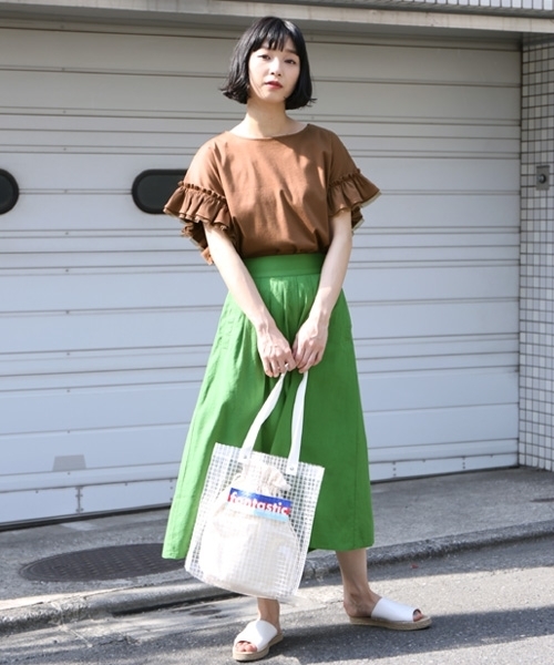 LOWRYS FARM（ローリーズファーム）の「Ｌ／Ｒスカーチョ　791303（その他パンツ・レディース・ストライプ/ブラック/イエロー/グリーン/ベージュ・MEDIUM/SMALL/X-LARGE/LARGE）」の18枚目の写真