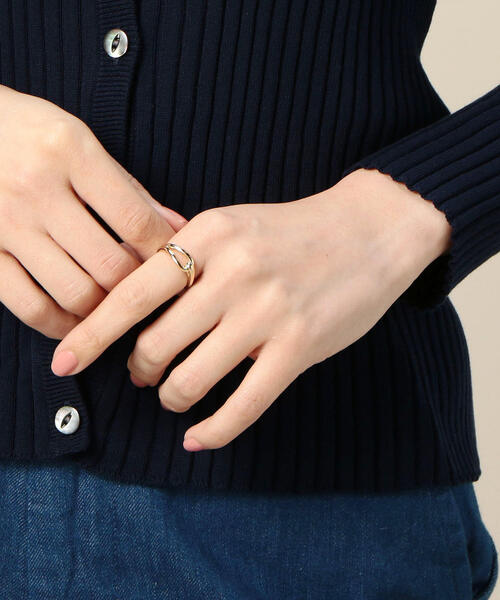 BEAUTY&YOUTH UNITED ARROWS(ビューティーアンドユースユナイテッドアローズ)の「BY メタルビットリング(リング・レディース・ゴールド/シルバー・11/9)」の4枚目の写真