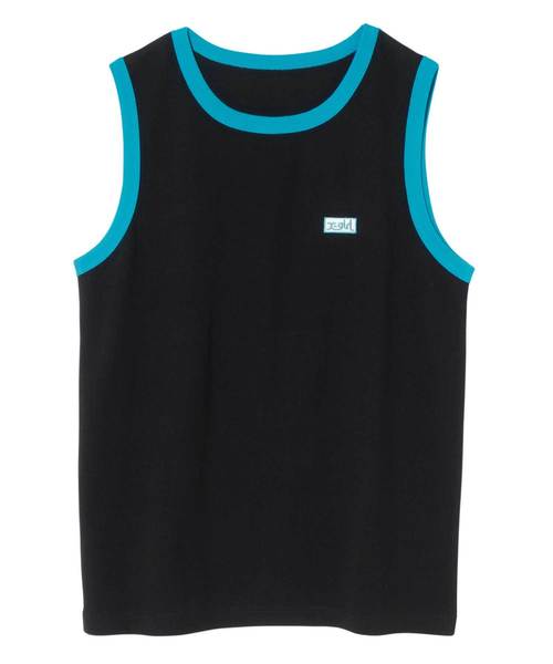 X-girl（エックスガール）の「RINGER SOLID TANK TOP（タンクトップ・レディース・ホワイト/ブラック/ピンク・ONE SIZE）」の3枚目の写真