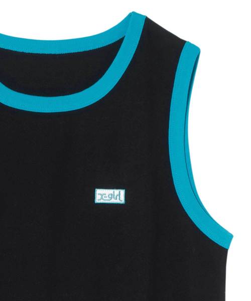 X-girl（エックスガール）の「RINGER SOLID TANK TOP（タンクトップ・レディース・ホワイト/ブラック/ピンク・ONE SIZE）」の11枚目の写真