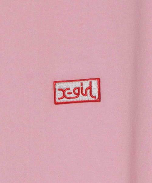 X-girl（エックスガール）の「RINGER SOLID TANK TOP（タンクトップ・レディース・ホワイト/ブラック/ピンク・ONE SIZE）」の6枚目の写真