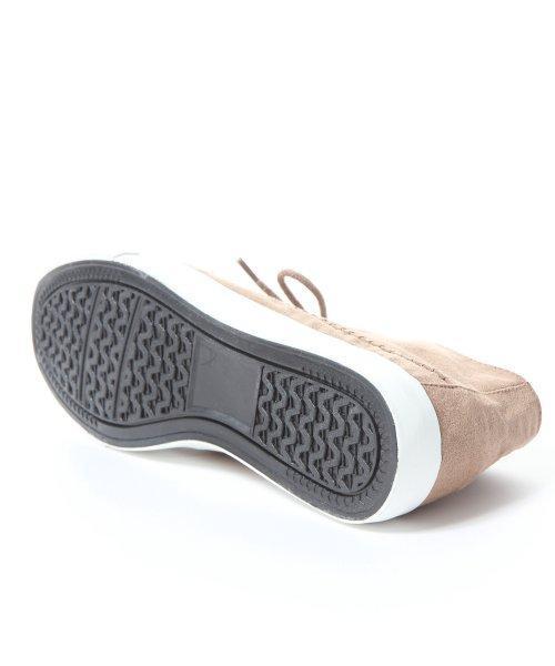 GLOBAL WORK（グローバルワーク）の「【GLOBAL WORK】ミッドモカスニーカー（スニーカー・メンズ・ベージュ/ネイビー/グレー/ブラウン/レッド・MEDIUM/LARGE）」の8枚目の写真