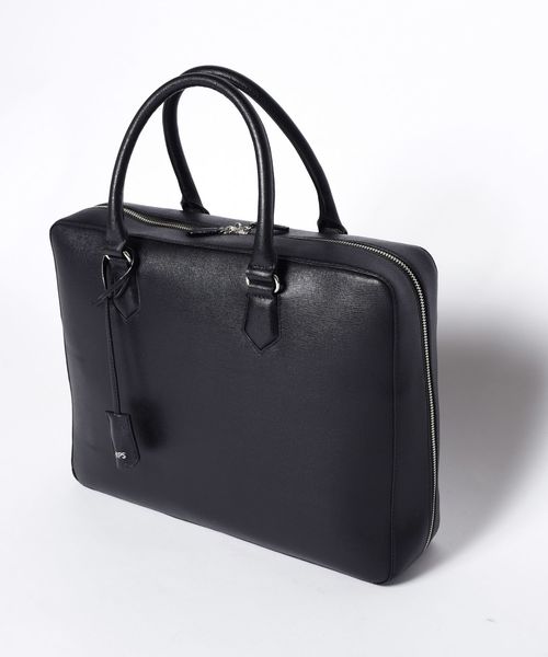 シップス サフィアーノレザー ビジネスバッグ SHIPS（シップス）の「SD:【SAFFIANO LEATHER】ドレス レザー