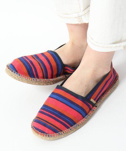 GLOBAL WORK(グローバルワーク)の「【GLOBAL WORK】エスパシューズ(その他シューズ・レディース・ネイビー/レッド/ブラック/エンジ/グリーン系その他/レッド系その他/ホワイト×ブルー/マルチ/カモフラージュ/イエロー/ゴールド/グリーン・LARGE/MEDIUM)」の11枚目の写真