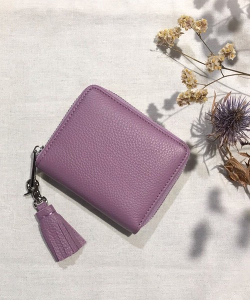 Beau're（ヴュレ）の「Beaure Second ビュレ セカンド ラウンドジップ 二つ折り財布（財布・レディース・ブラック/グレー/ブルー/イエロー/レッド/シルバー/ネイビー/ピンク/ゴールド/ホワイト/サックスブルー/グリーン/ラベンダー/スモークピンク/グレイッシュブルー/ペールイエロー/オレンジ系/ベージュ/オリーブ/ベージュ系その他/オレンジ/ダークグリーン/ベージュ系その他2・FREE）」の14枚目の写真