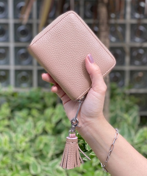 Beau're（ヴュレ）の「Beaure Second ビュレ セカンド ラウンドジップ 二つ折り財布（財布・レディース・ブラック/グレー/ブルー/イエロー/レッド/シルバー/ネイビー/ピンク/ゴールド/ホワイト/サックスブルー/グリーン/ラベンダー/スモークピンク/グレイッシュブルー/ペールイエロー/オレンジ系/ベージュ/オリーブ/ベージュ系その他/オレンジ/ダークグリーン/ベージュ系その他2・FREE）」の18枚目の写真