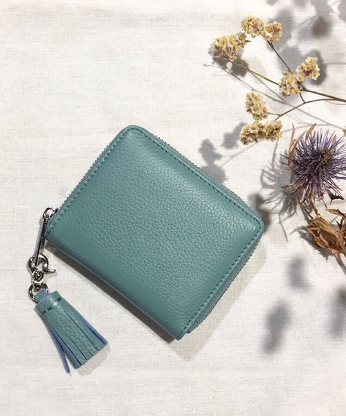 Beau're（ヴュレ）の「Beaure Second ビュレ セカンド ラウンドジップ 二つ折り財布（財布・レディース・ブラック/グレー/ブルー/イエロー/レッド/シルバー/ネイビー/ピンク/ゴールド/ホワイト/サックスブルー/グリーン/ラベンダー/スモークピンク/グレイッシュブルー/ペールイエロー/オレンジ系/ベージュ/オリーブ/ベージュ系その他/オレンジ/ダークグリーン/ベージュ系その他2・FREE）」の11枚目の写真