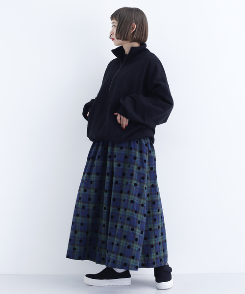 MERLOT（メルロー）の「アノラックスウェットプルオーバー1899（スウェット・レディース・ブラック/ネイビー/オフホワイト/ワイン・FREE）」の12枚目の写真