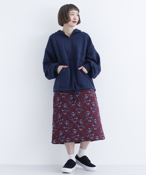 MERLOT（メルロー）の「アノラックスウェットプルオーバー1899（スウェット・レディース・ブラック/ネイビー/オフホワイト/ワイン・FREE）」の16枚目の写真