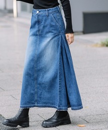 Munich | 12ozデニムマキシスカート(デニムスカート)