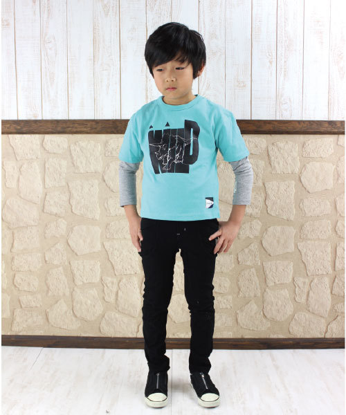 FARM（ファーム）の「ワイルド２枚セットＴシャツ（Tシャツ/カットソー・キッズ・ブラック/ブルー・100cm/110cm/120cm/130cm/140cm）」の5枚目の写真