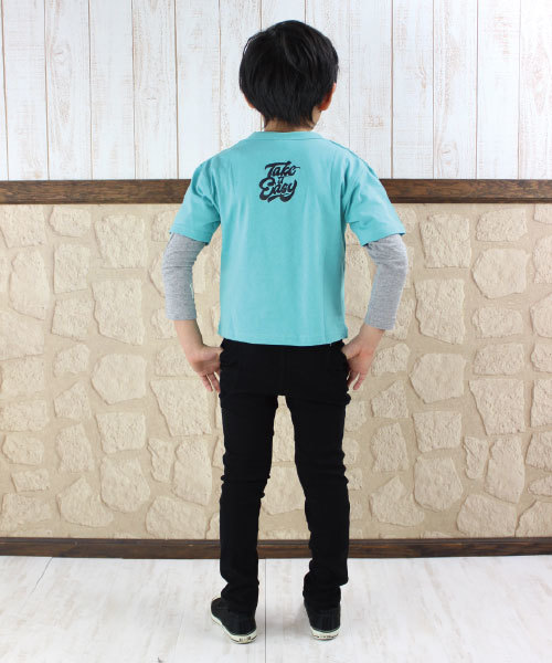 FARM（ファーム）の「ワイルド２枚セットＴシャツ（Tシャツ/カットソー・キッズ・ブラック/ブルー・100cm/110cm/120cm/130cm/140cm）」の4枚目の写真