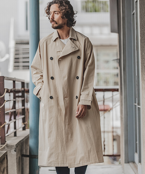 CAMBIO（カンビオ）の「mj6185-Light Cotton Casual Trench Coat