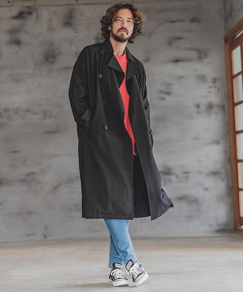 CAMBIO（カンビオ）の「mj6185-Light Cotton Casual Trench Coat