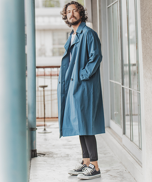 CAMBIO（カンビオ）の「mj6185-Light Cotton Casual Trench Coat