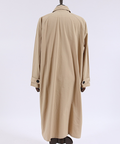 CAMBIO(カンビオ)の「mj6185-Light Cotton Casual Trench Coat トレンチコート(トレンチコート・メンズ・チャコール/ベージュ/ブラック/ブルー系その他・S/M/L)」の9枚目の写真