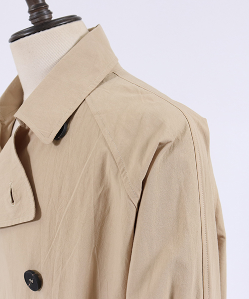 CAMBIO(カンビオ)の「mj6185-Light Cotton Casual Trench Coat トレンチコート(トレンチコート・メンズ・チャコール/ベージュ/ブラック/ブルー系その他・S/M/L)」の18枚目の写真