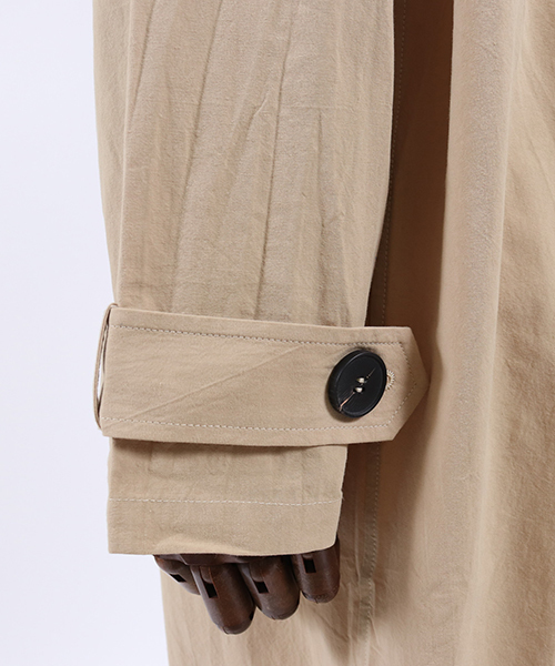 CAMBIO(カンビオ)の「mj6185-Light Cotton Casual Trench Coat トレンチコート(トレンチコート・メンズ・チャコール/ベージュ/ブラック/ブルー系その他・S/M/L)」の15枚目の写真