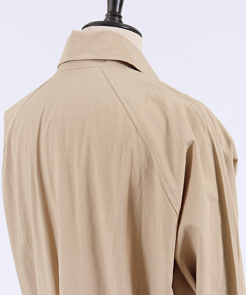 CAMBIO(カンビオ)の「mj6185-Light Cotton Casual Trench Coat トレンチコート(トレンチコート・メンズ・チャコール/ベージュ/ブラック/ブルー系その他・S/M/L)」の21枚目の写真