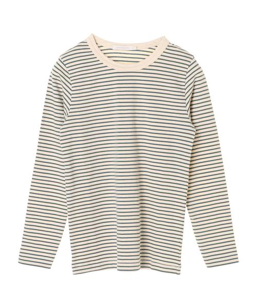 AMERICAN HOLIC（アメリカンホリック）の「ベーシッククルーネックプルオーバー（Tシャツ/カットソー・レディース・チャコールグレー/カーキ/イエロー/ブルー/ホワイト系その他/その他7/ホワイト系その他4/ブルー系その他2・M/L）」の13枚目の写真