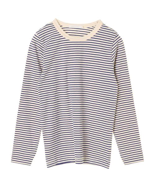 AMERICAN HOLIC（アメリカンホリック）の「ベーシッククルーネックプルオーバー（Tシャツ/カットソー・レディース・チャコールグレー/カーキ/イエロー/ブルー/ホワイト系その他/その他7/ホワイト系その他4/ブルー系その他2・M/L）」の14枚目の写真