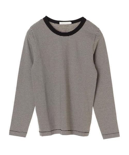 AMERICAN HOLIC（アメリカンホリック）の「ベーシッククルーネックプルオーバー（Tシャツ/カットソー・レディース・チャコールグレー/カーキ/イエロー/ブルー/ホワイト系その他/その他7/ホワイト系その他4/ブルー系その他2・M/L）」の16枚目の写真