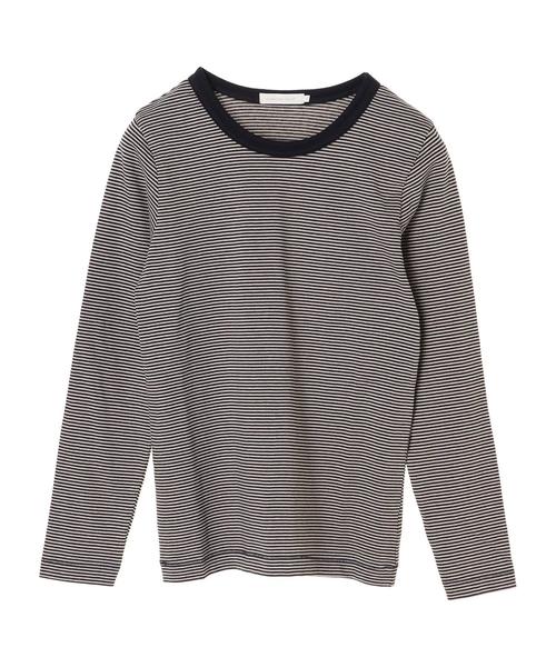 AMERICAN HOLIC（アメリカンホリック）の「ベーシッククルーネックプルオーバー（Tシャツ/カットソー・レディース・チャコールグレー/カーキ/イエロー/ブルー/ホワイト系その他/その他7/ホワイト系その他4/ブルー系その他2・M/L）」の17枚目の写真