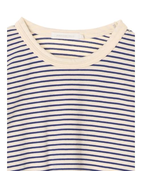 AMERICAN HOLIC（アメリカンホリック）の「ベーシッククルーネックプルオーバー（Tシャツ/カットソー・レディース・チャコールグレー/カーキ/イエロー/ブルー/ホワイト系その他/その他7/ホワイト系その他4/ブルー系その他2・M/L）」の21枚目の写真