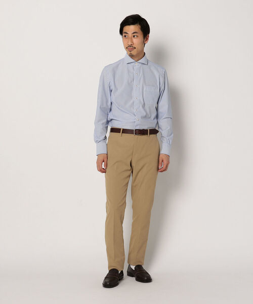GLOSTER(グロスター)の「COOLMAX ツイルスラックス(スラックス・メンズ・ベージュ/ネイビー・M/L/S/XL)」の11枚目の写真
