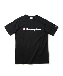 【CHAMPION】スクリプトロゴプリントＴシャツ/ロゴプリント/チャンピオン