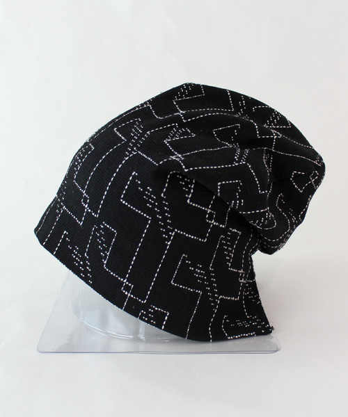 kiryuyrik(キリュウキリュウ)の「CROSS-JQD CAP(ニットキャップ/ビーニー)」|ブラック