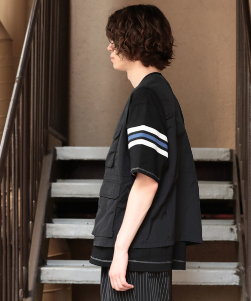 JUNRED（ジュンレッド）の「フィッシャーマンベスト（ベスト・メンズ・ブラック/カーキ・M/L）」の7枚目の写真