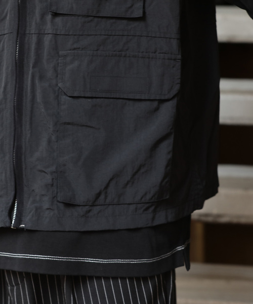 JUNRED（ジュンレッド）の「フィッシャーマンベスト（ベスト・メンズ・ブラック/カーキ・M/L）」の5枚目の写真