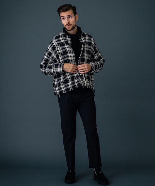 Iroquois(イロコイ)の「【Iroquois】T/W ウエスタンパンツ(スラックス・メンズ・ブラック×ホワイト/ブラック・1)」の6枚目の写真