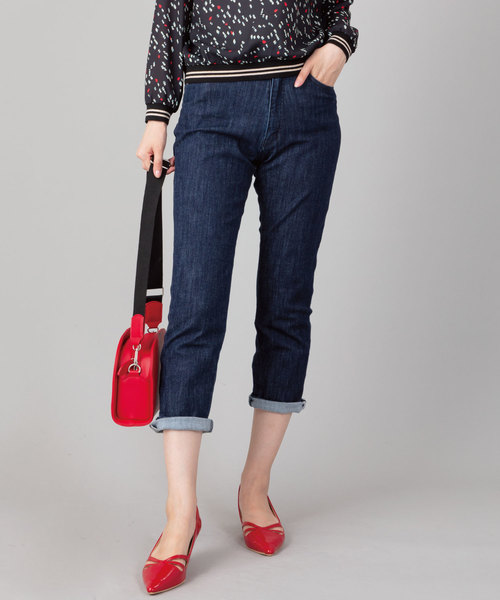 JETSET SOLO PLUS (ジェットセットソロプラス)の「【LONDON DENIM】ストレートデニムパンツ(デニムパンツ・レディース・ブラック/ワンウォッシュ・24/25)」の2枚目の写真