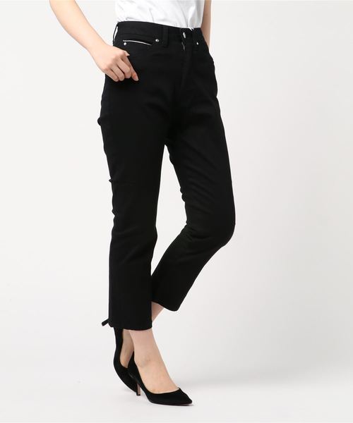 JETSET SOLO PLUS (ジェットセットソロプラス)の「【LONDON DENIM】ストレートデニムパンツ(デニムパンツ・レディース・ブラック/ワンウォッシュ・24/25)」の5枚目の写真